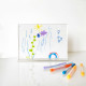 Portafoto da tavolo con cornice trasparente moderna in plexiglass 30x22