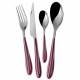 Posate da tavola in acciaio set 24pz linea "Zebra"