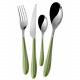 Posate da tavola in acciaio set 24pz linea "Zebra"