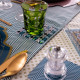Set 6 pezzi Sottobicchiere quadrato in PMMA dal design moderno decoro Modern