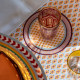 Sottobottiglia rotondo in PMMA dal design moderno con decoro Rainbow