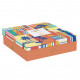 Set 6 tazzine con piattini in porcellana dal design moderno ed elegante