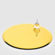 Base specchiata media rotonda dal design moderno ed elegante