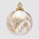 Pallina di natale con fiori d.13