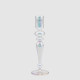Portacandela dal design moderno ed elegante con righe