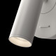Appliques da parete a LED in metallo con faretto orientabile rotondo