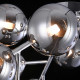 Lampadario da soffitto piccolo con bocce in vetro soffiato dalle linee moderne