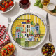 Piatto pizza in ceramica