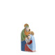 Presepe in ceramica decorata a mano la sacra famiglia piccola