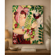 Quadro moderno in tela dipinta a mano "La Miranda" 50x60