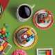 Set 2 tazze con cuori per cappuccino con piattino in porcellana