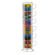 Set 6 tazzine da caffè impilabili con rack in metallo