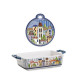 Set Sottopentola in ceramica smaltata con pirofila "Paese Mio"