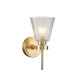 Applique a parete per bagno con diffusore moderno a LED G9 paralume in vetro