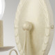 Applique da parete in acciaio dal design classico con un diffusore