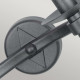 Applique da parete in acciaio dal design rustico con 2 diffusori