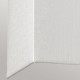 Applique moderna grande con struttura in acciaio e paralume in tessuto