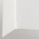 Applique moderna grande con struttura in acciaio e paralume in tessuto