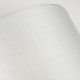 Applique moderna piccola con struttura in acciaio e paralume in tessuto curvo