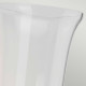 Applique per bagno moderna con struttura in acciaio con diffusore in vetro