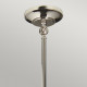 Lampada a sospensione dal design industrial con struttura e paralume in acciaio