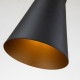 Lampada a sospensione grande in acciaio con signolo diffusore dal design moderno