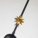 Lampada a sospensione grande in acciaio con signolo diffusore dal design moderno