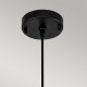 Lampada a sospensione grande in acciaio con signolo diffusore dal design moderno