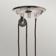 Lampada a sospensione in acciaio con contrappeso dal design industrial