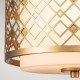 Lampada a sospensione media in acciaio e diffusore in vetro dal design moderno