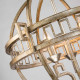 Lampada a sospensione struttura in acciaio dal design moderno con 3 lampadine