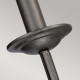 Lampada da parete a 2 luci dal design rustico con struttura in acciaio