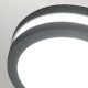 Lampada da parete a led da esterno rotonda in alluminio dal design minimal