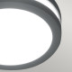 Lampada da parete a led da esterno rotonda in alluminio dal design minimal