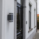 Lampada da parete con 2 luci Led struttura in alluminio dal design moderno