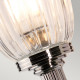 Lampada da parete da design classico con diffusore in vetro a LED G9