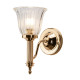 Lampada da parete da design classico con diffusore in vetro a LED G9