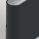 Lampada da parete da esterni con struttura in alluminio piccola design moderno