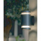 Lampada da parete da esterno diffusore a 2 LED gx53 con struttura in alluminio