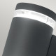 Lampada da parete da esterno diffusore a 2 LED gx53 con struttura in alluminio