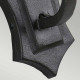 Lampada da parete in ferro battuto dalle linee rustiche 1 diffusore