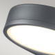 Lampada da parete moderna a LED per esterno in accciaio con diffusore regolabile