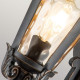 Lampada da parete per esterni con struttura in alluminio e diffusore in vetro
