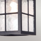 Lampada da soffitto per esterni con struttura in alluminio e diffusore in vetro