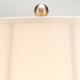 Lampada da tavolo classica in porcellana decorata a mano paralume in tessuto