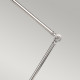 Lampada da tavolo dal design industrial struttura e paralume in acciaio