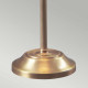 Lampada da tavolo dal design moderno con struttura e paralume in acciaio