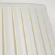 Lampada da tavolo in ceramica con paralume in tessuto dal design orientale