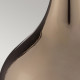 Lampada da tavolo moderna con base in ceramica e paralume in tessuto