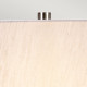 Lampada da tavolo moderna con base in ceramica e paralume in tessuto